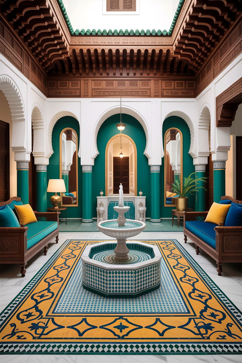 Moroccan Riad Living Room - 30 Moroccan living room ideas