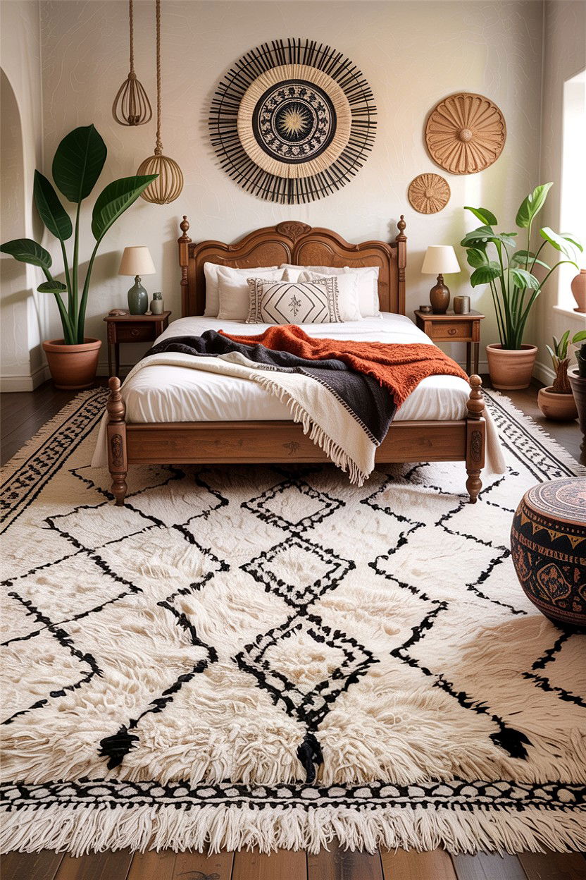 Moroccan Shag Rug - 30 bedroom shag rugs