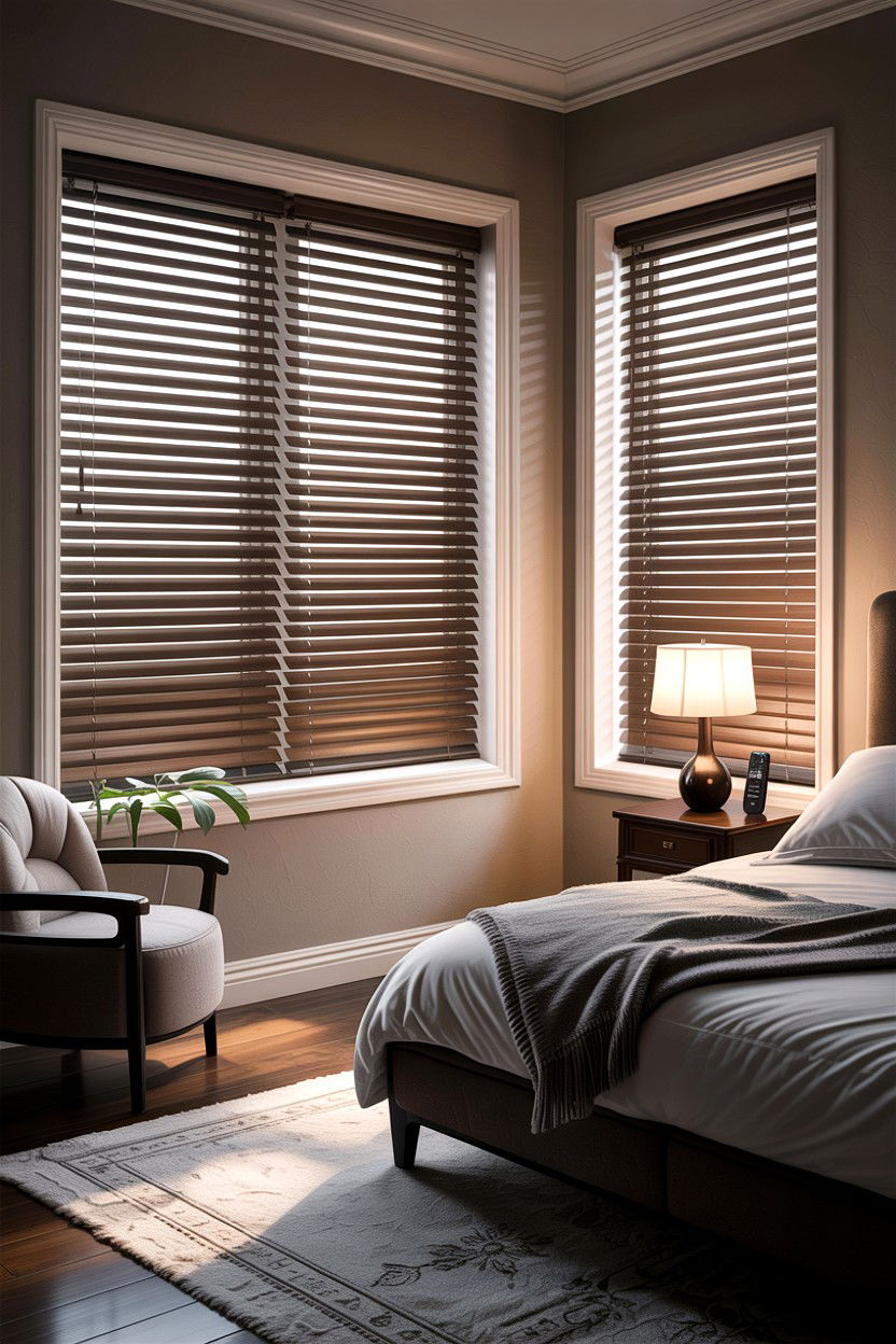 Motorized Venetian Blinds - 30 bedroom venetian blinds