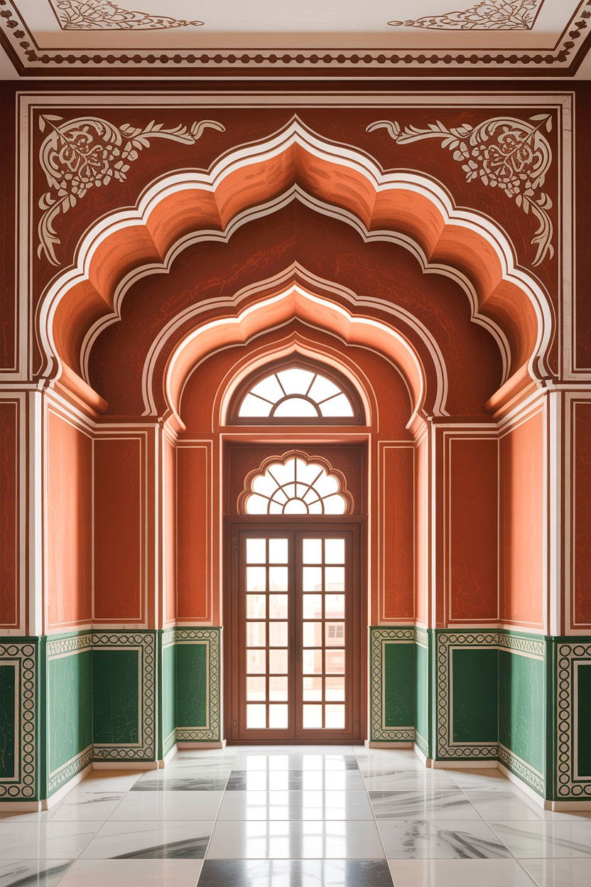 Mughal arch doorway - 30 Indian bedroom ideas