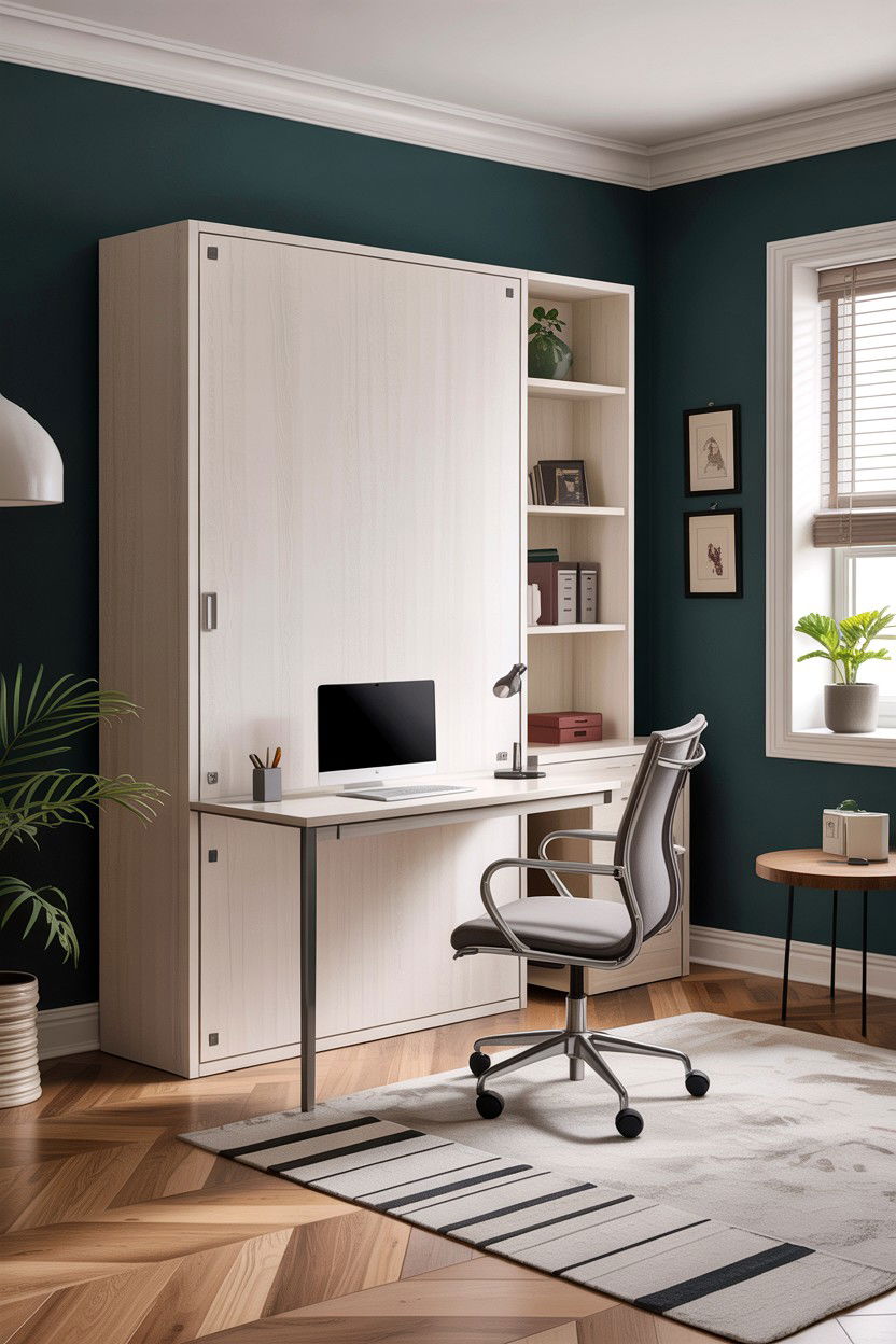 Murphy Bed Home Office - 30 bedroom furniture ideas