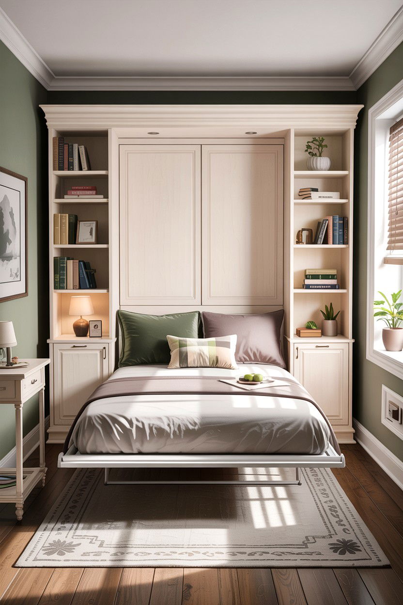 Murphy Bed Nook - 30 bedroom nook ideas