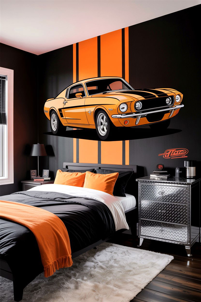 30 Cool Car Themed Bedroom Ideas for Little Racers