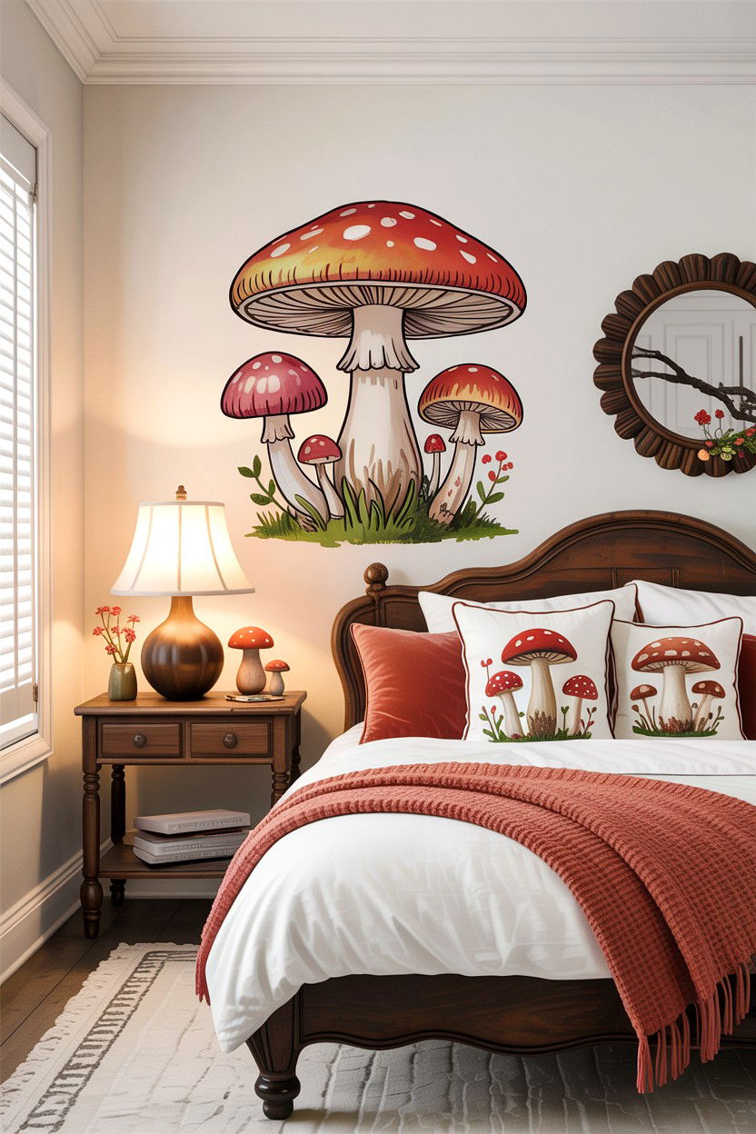 Mushroom Decor Bedroom - 30 forest bedroom ideas
