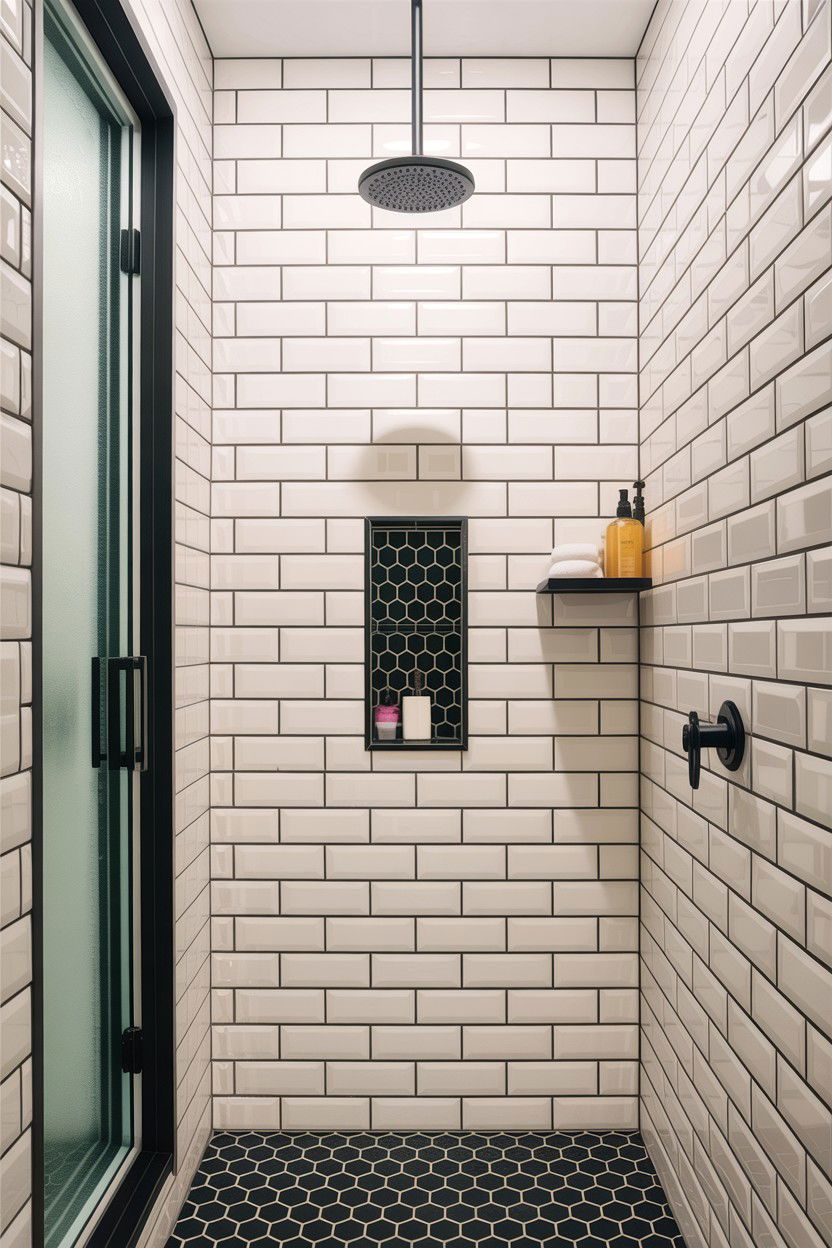 Narrow Bathroom Subway Tile - 30 galley bathroom ideas