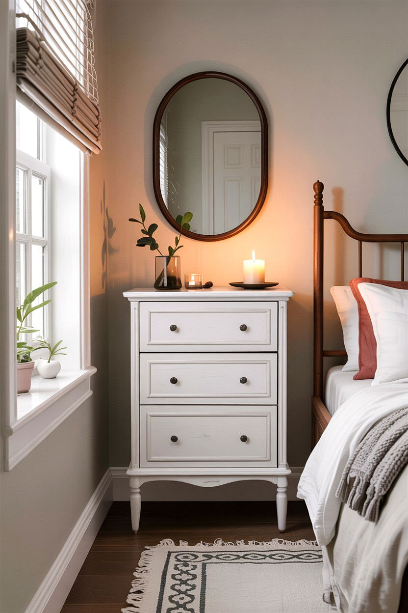Narrow White Dresser - 30 bedroom white dressers