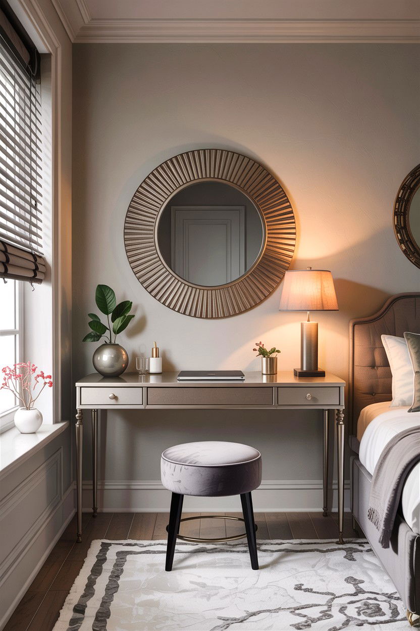 Narrow bedroom desk layout - 30 bedroom workstation designs