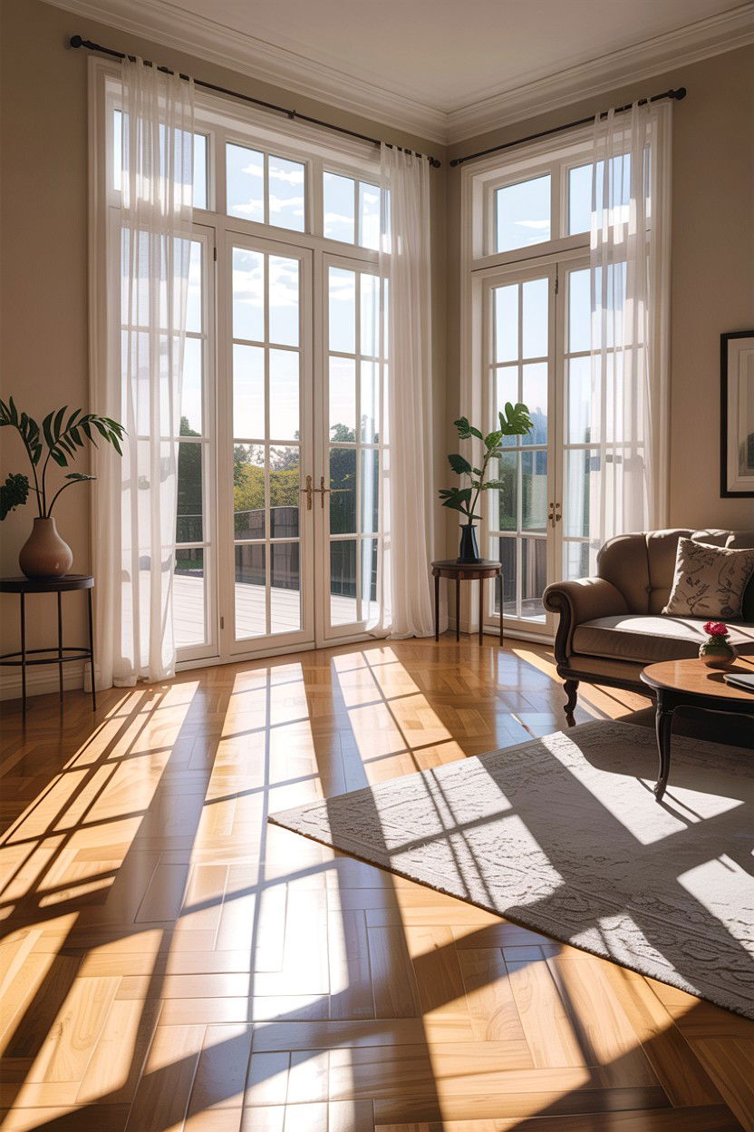 Natural Light - 30 living room enhancement ideas