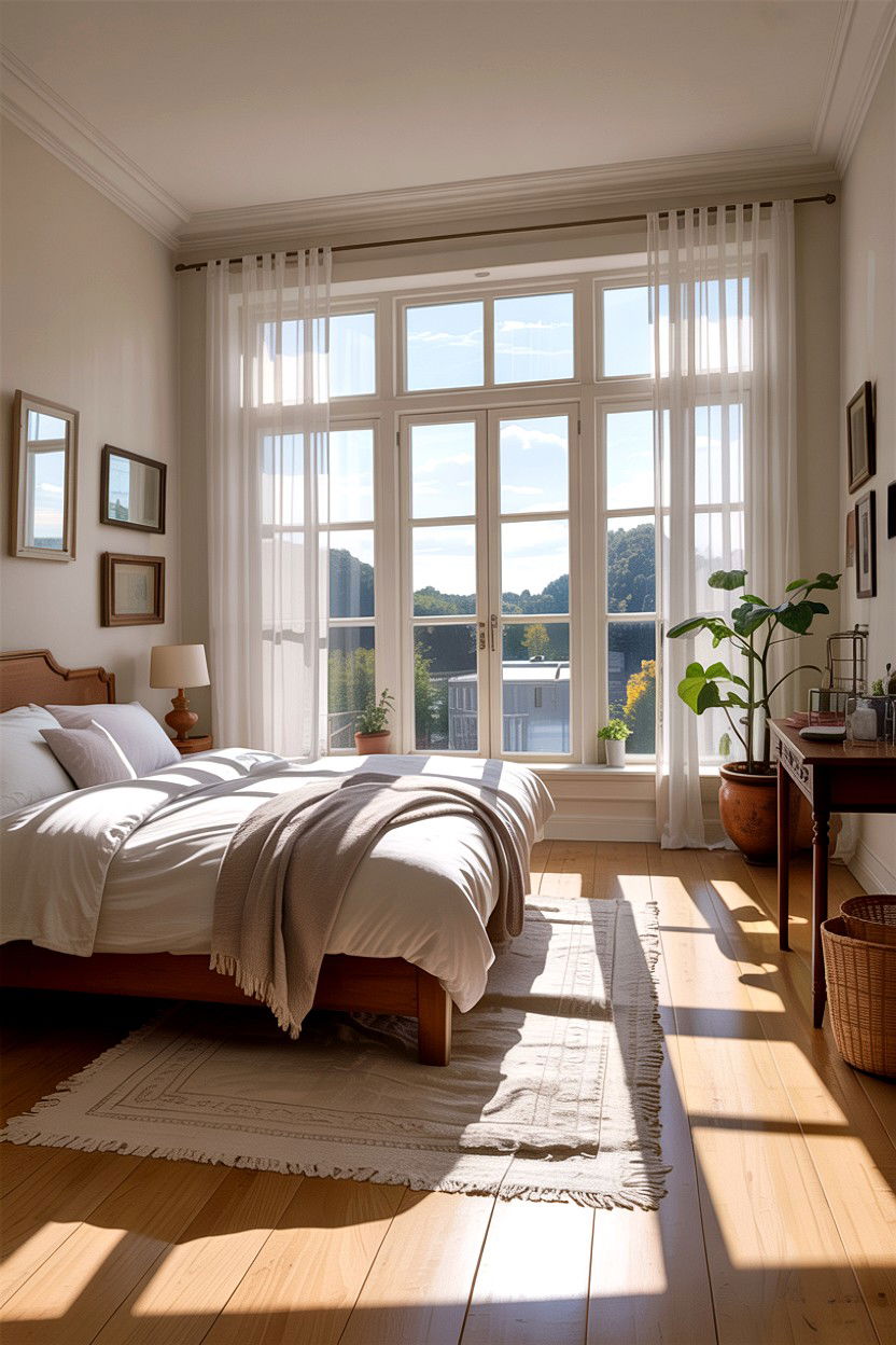 Natural Light Bedroom Layout - 30 Scandinavian minimalist bedroom ideas