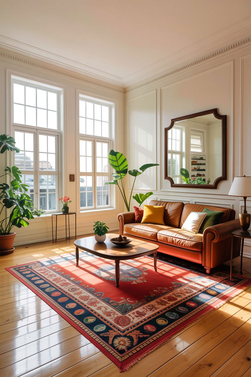 Natural light - 30 garden themed living room ideas