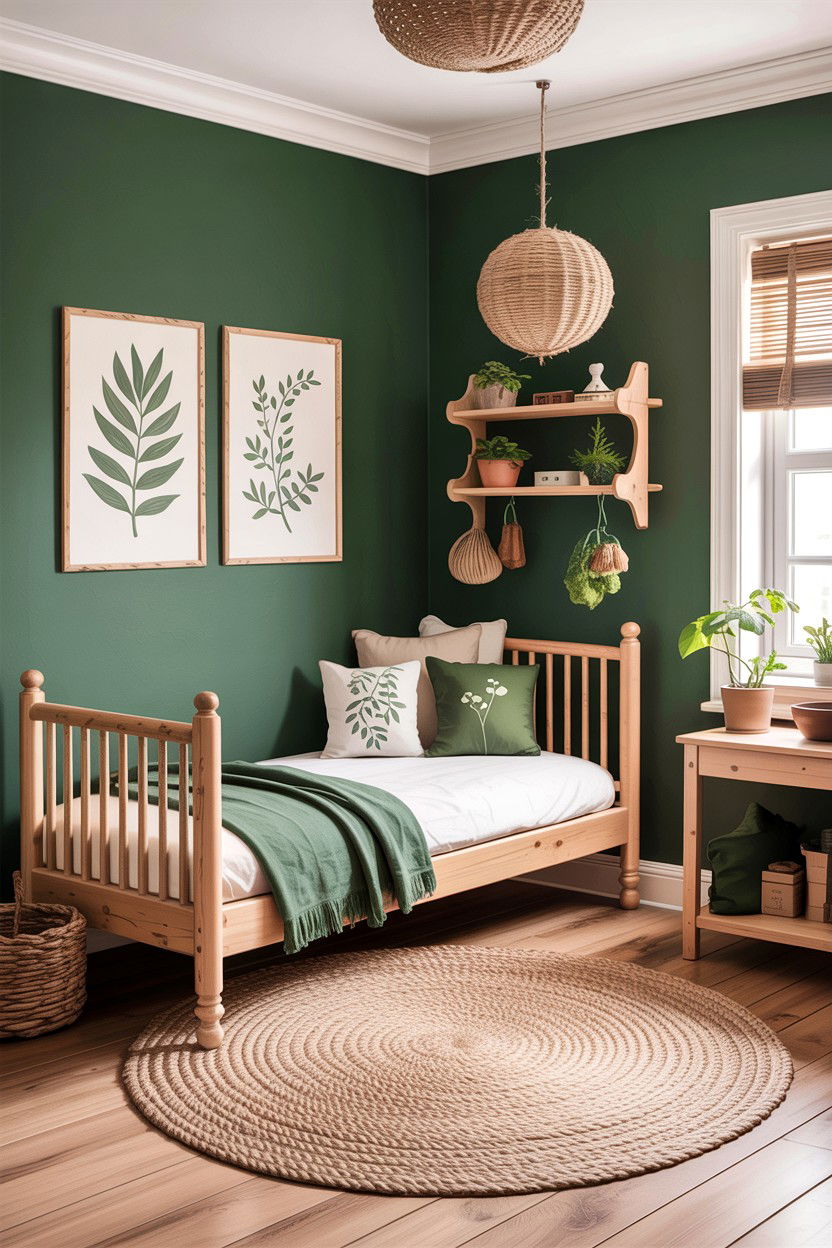 Nature inspired kids room - 30 kids bedroom ideas