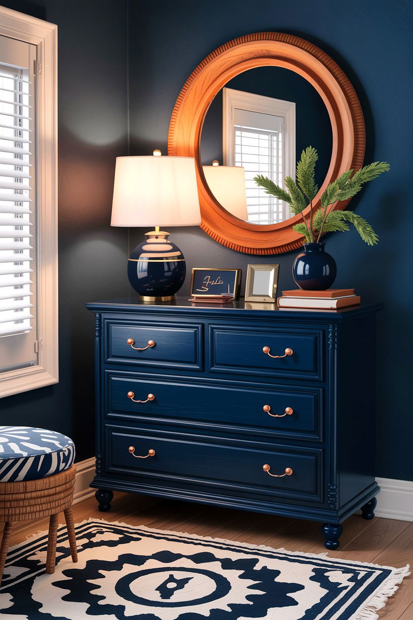 Navy Blue Dresser - 30 bedroom dressers