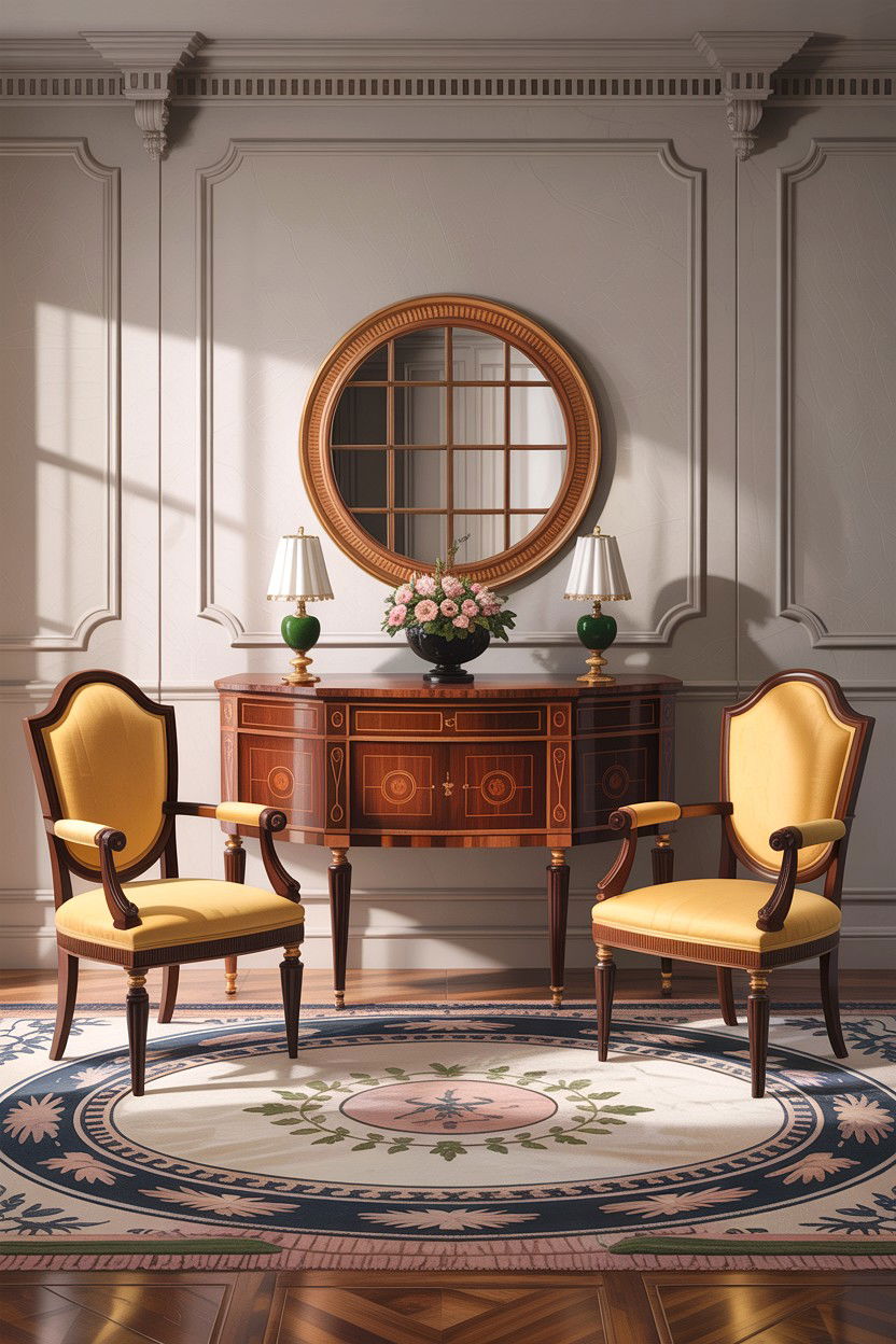 Neoclassical Furniture Suite - 30 living room Edwardian furniture ideas