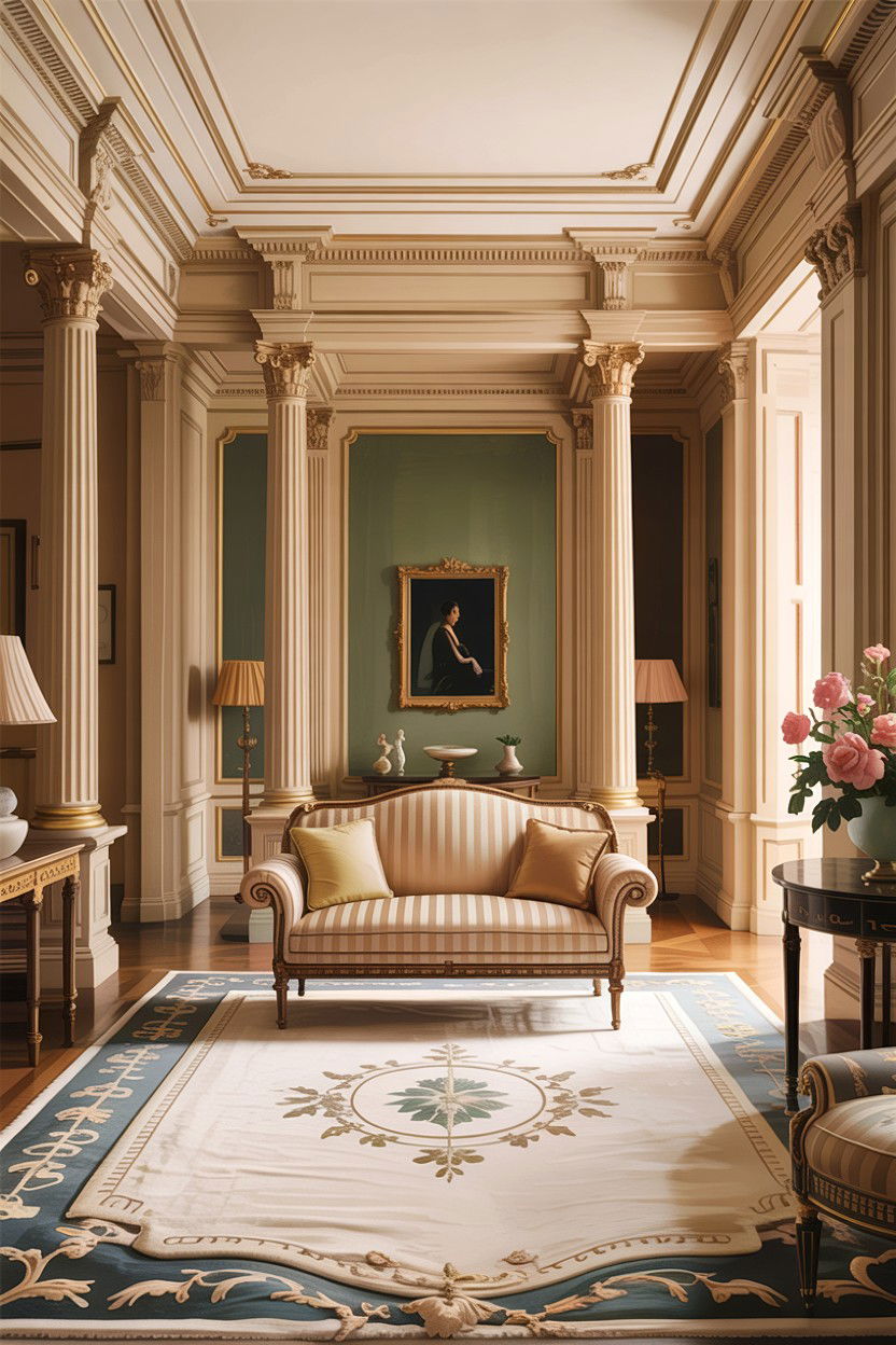 Neoclassical Italian living room - 30 Italian living room ideas
