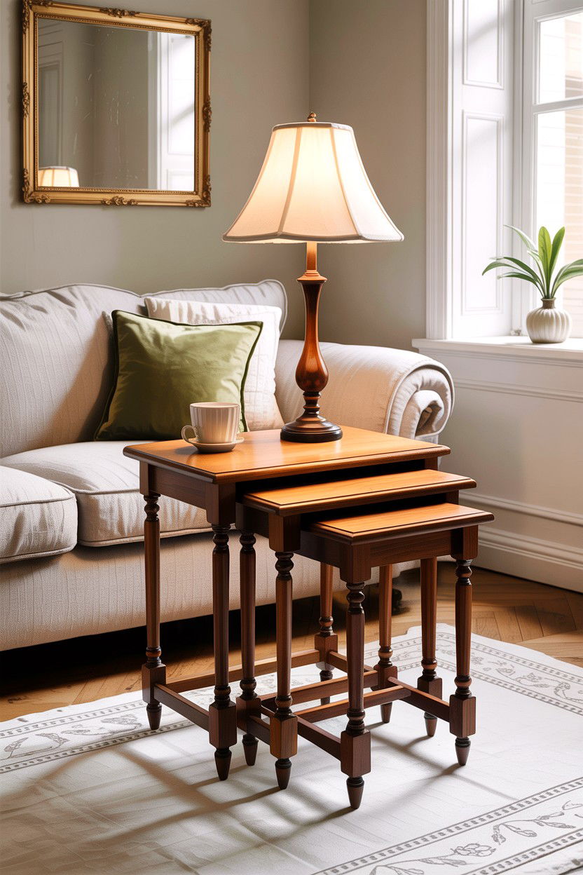 Nest Of Tables - 30 living room English furniture ideas