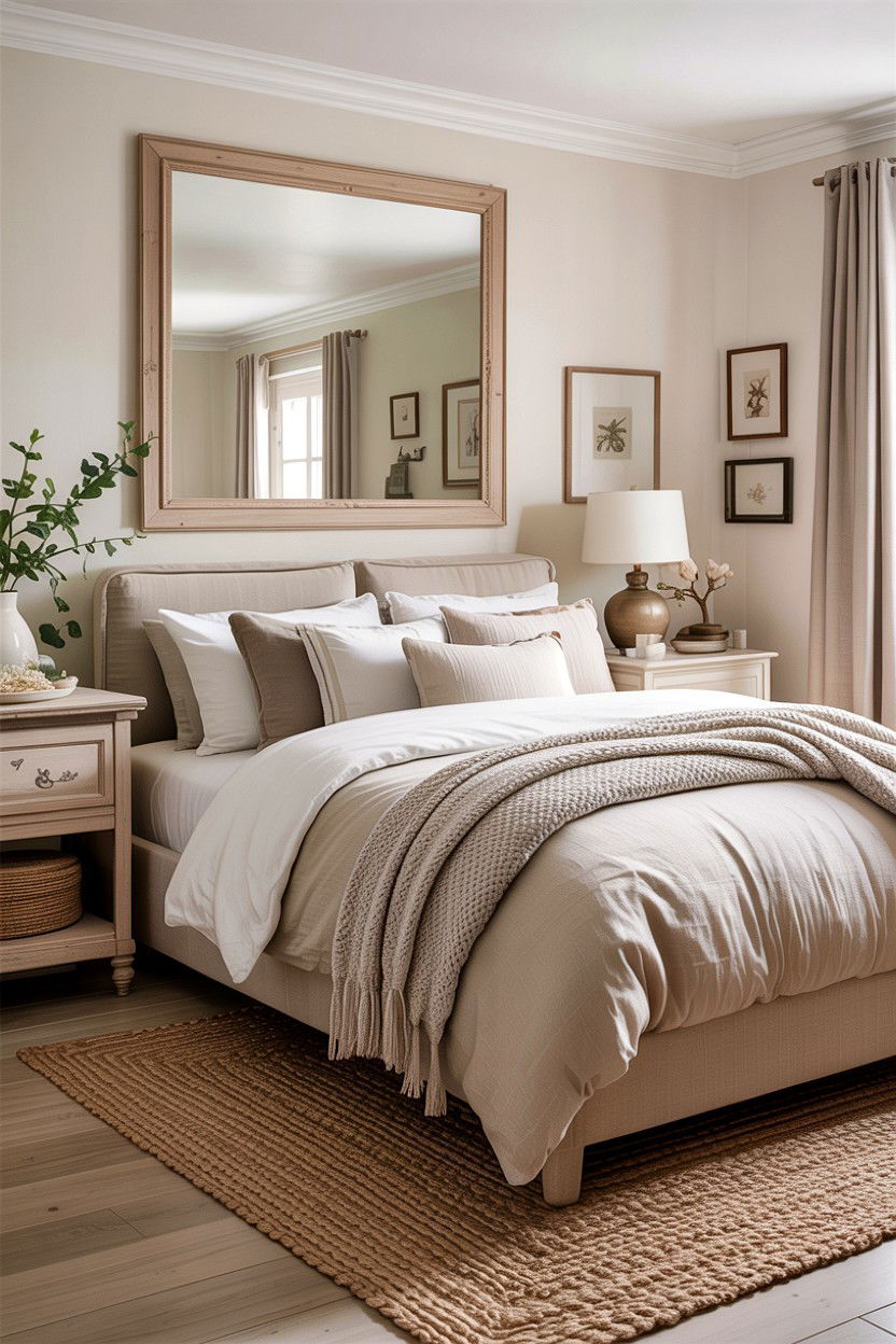 Neutral Bedroom - 30 bedroom update ideas