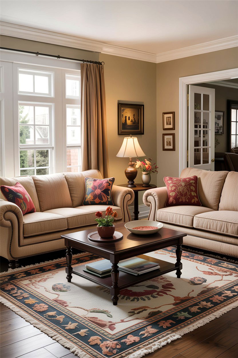 Neutral Beige Sofa Set - 30 affordable living room sets