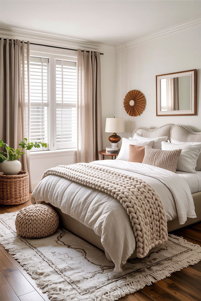 Neutral Color Bedroom Palette - 30 first apartment bedroom ideas