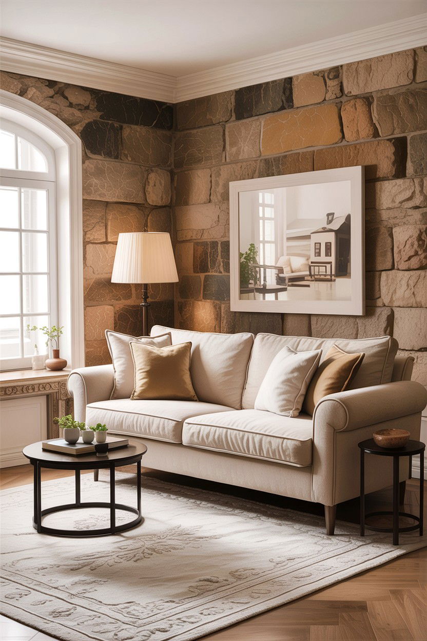 Neutral Color Palette - 30 boutique hotel living room ideas