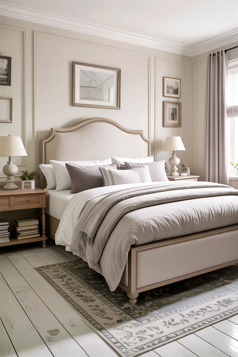 Neutral Color Palette - 30 fixer upper bedroom ideas