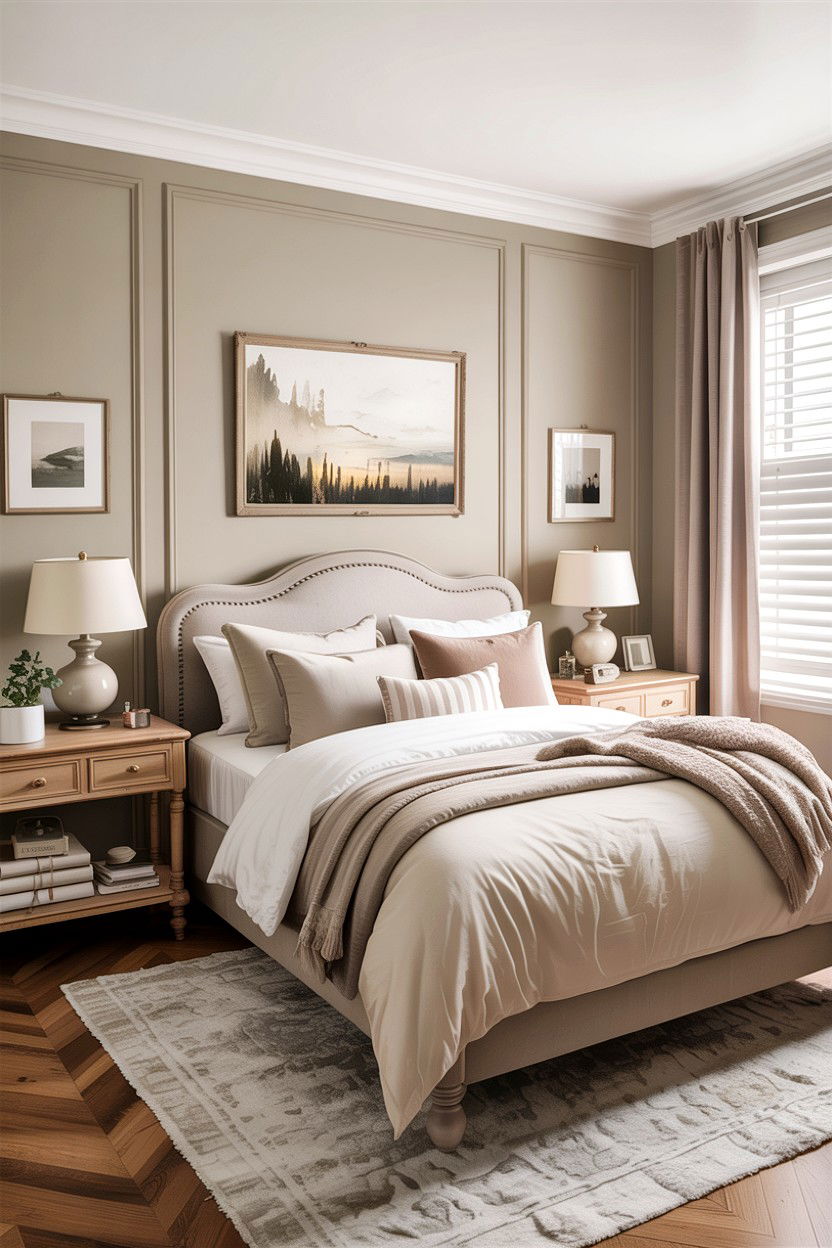 Neutral Color Palette - 30 insomnia bedroom ideas