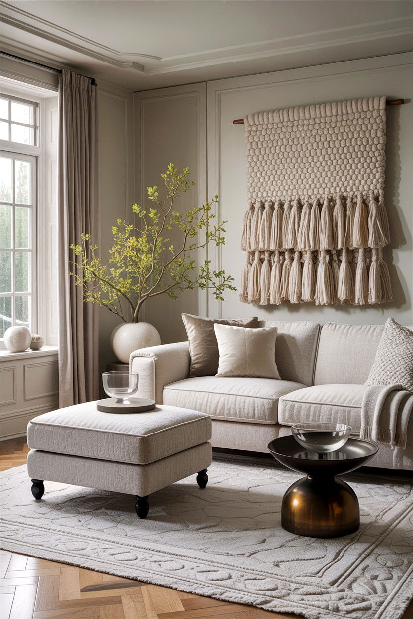 Neutral Living Room - 30 New England living room ideas