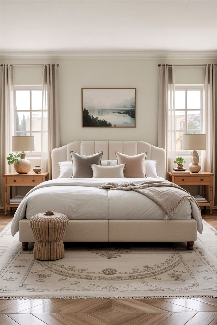 Neutral Master Bedroom - 30 empty nester bedroom ideas