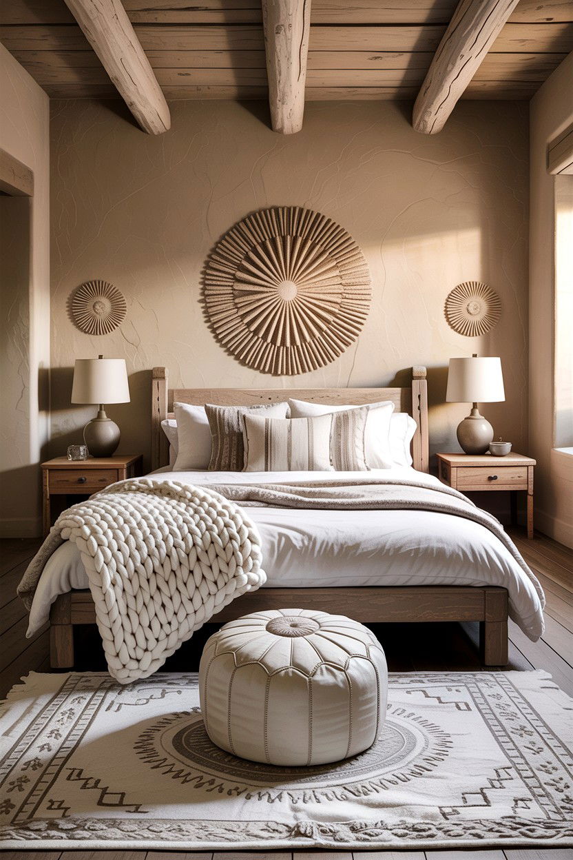 Neutral Southwestern Bedroom - 30 Southwestern bedroom ideas