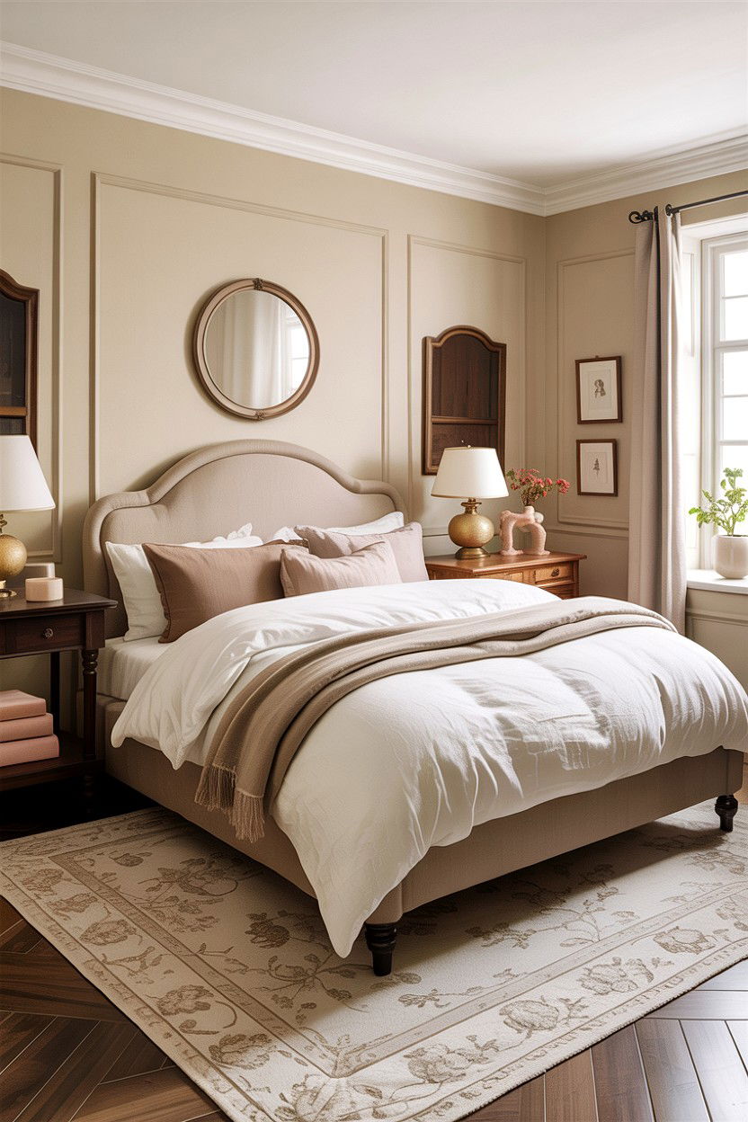 Neutral Tone Bedroom - 30 feminine bedroom ideas