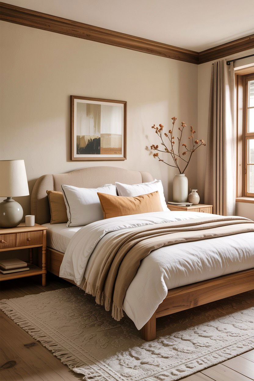 Neutral Tone Bedroom - 30 Turkish bedroom ideas