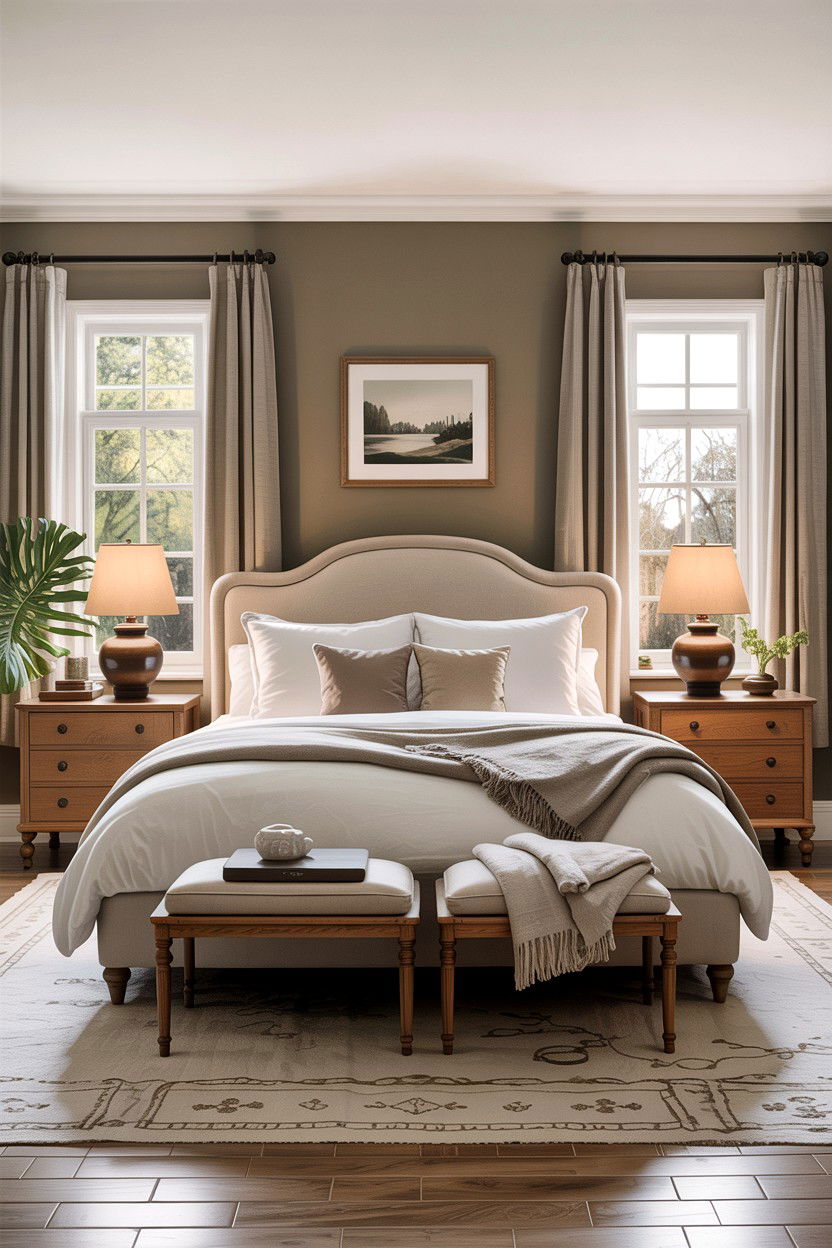 Neutral Toned Bedroom - 30 couples bedroom ideas