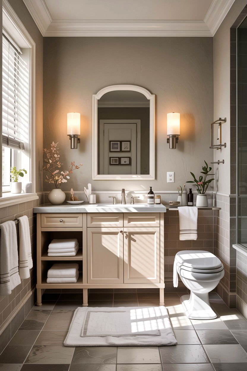 Neutral condo bathroom colors - 30 condo bathroom ideas