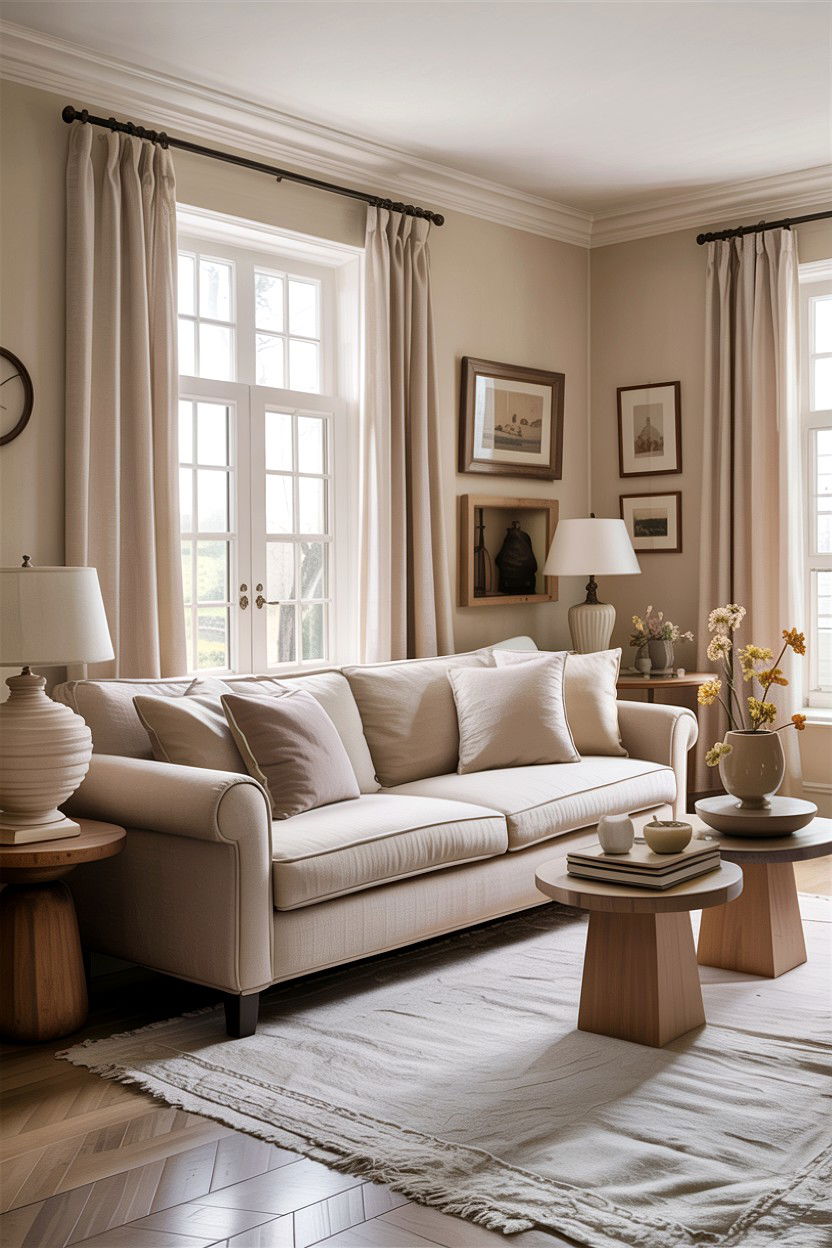 Neutral living room - 30 family living room ideas