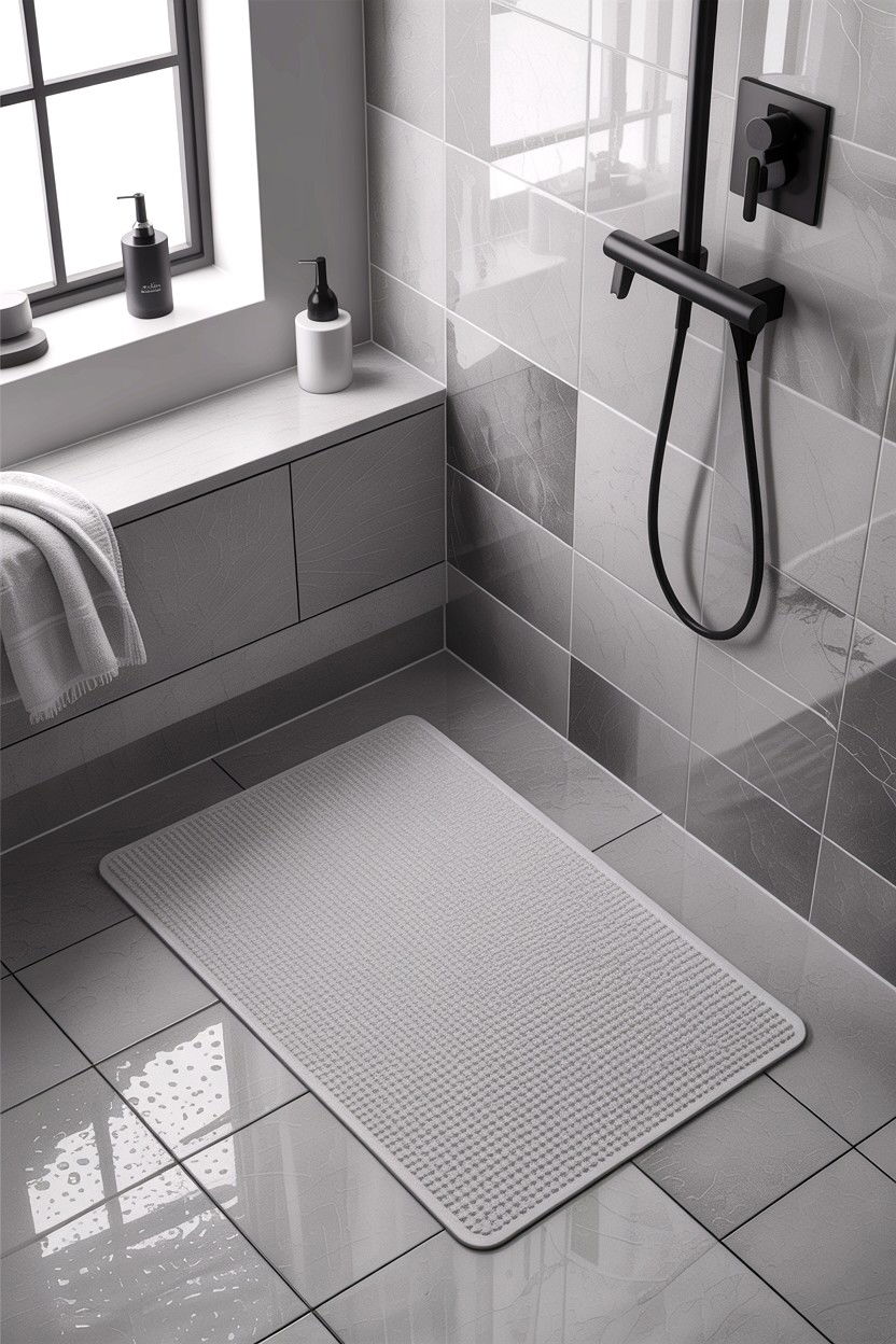 Non Slip Rubber Bath Mat - 30 bath mat ideas