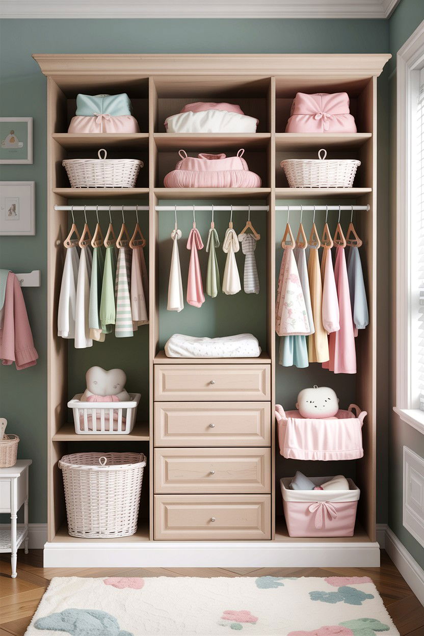 Nursery closet system - 30 bedroom closet systems