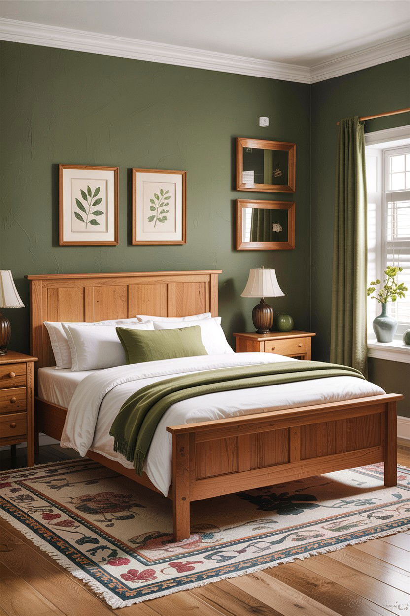 Oak Panel Bed - 30 bedroom panel beds