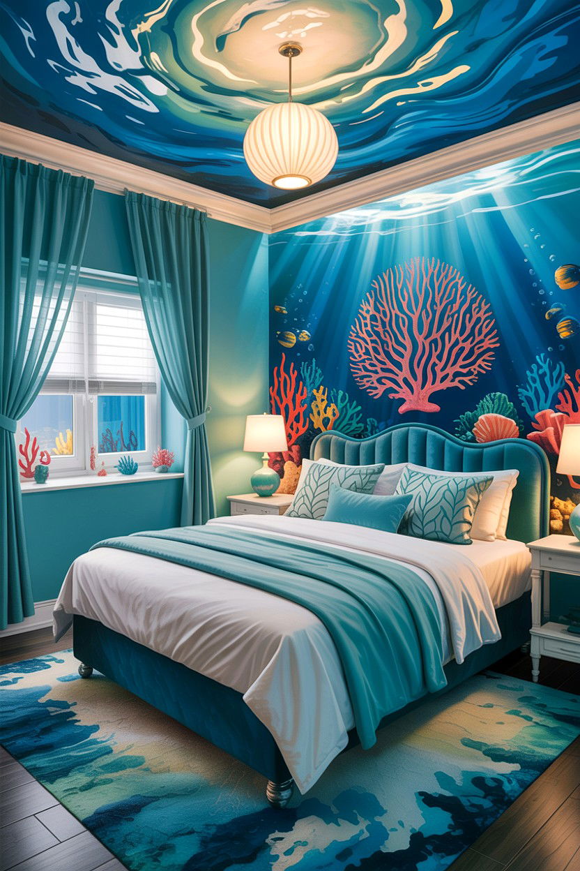 Ocean Theme Bedroom - 30 explorer bedroom ideas