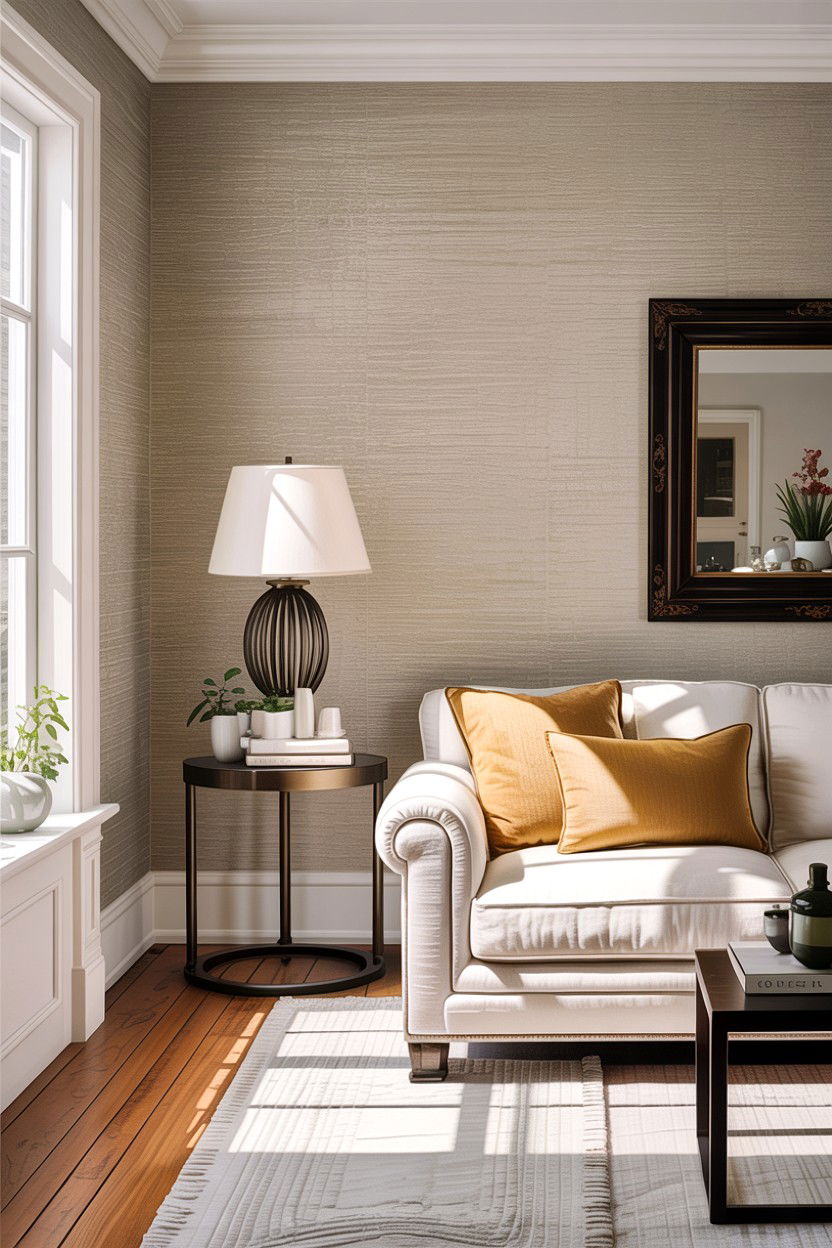 Off white grasscloth wallpaper - 30 living room grasscloth wallpapers