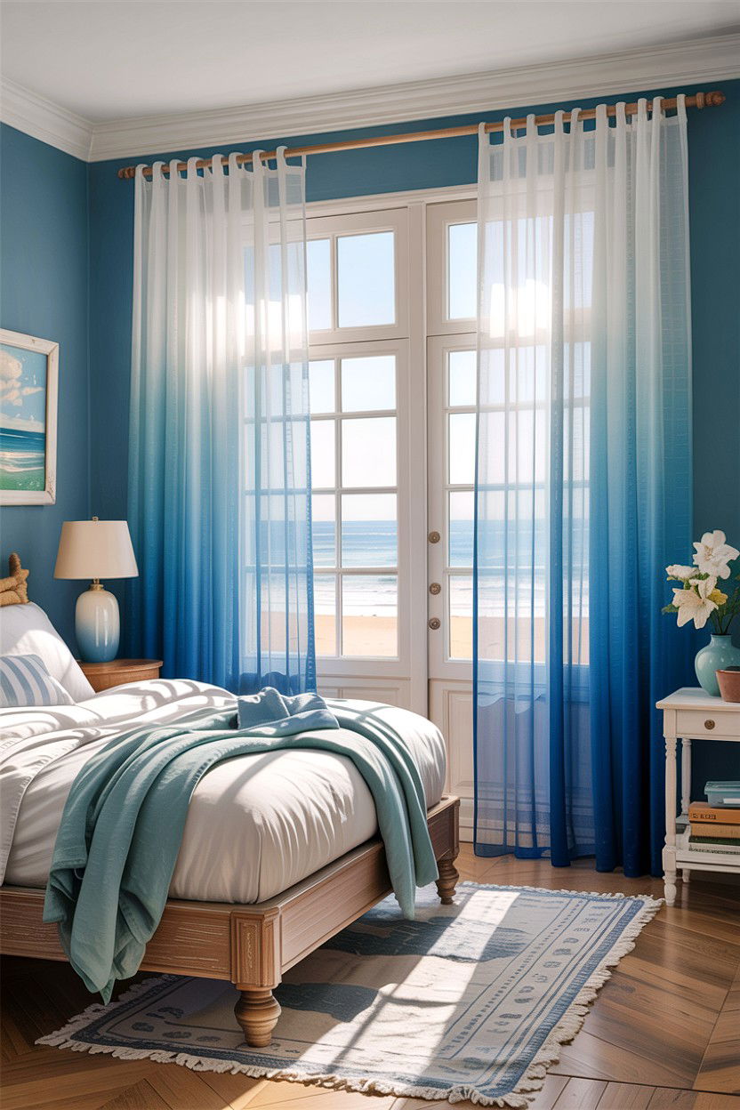 Ombre Sheer Curtains Bedroom - 30 bedroom sheer curtains