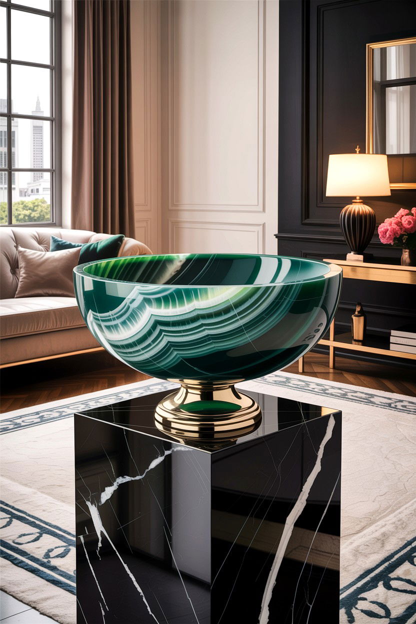 Onyx Bowl Luxury Decor - 30 living room decorative bowls