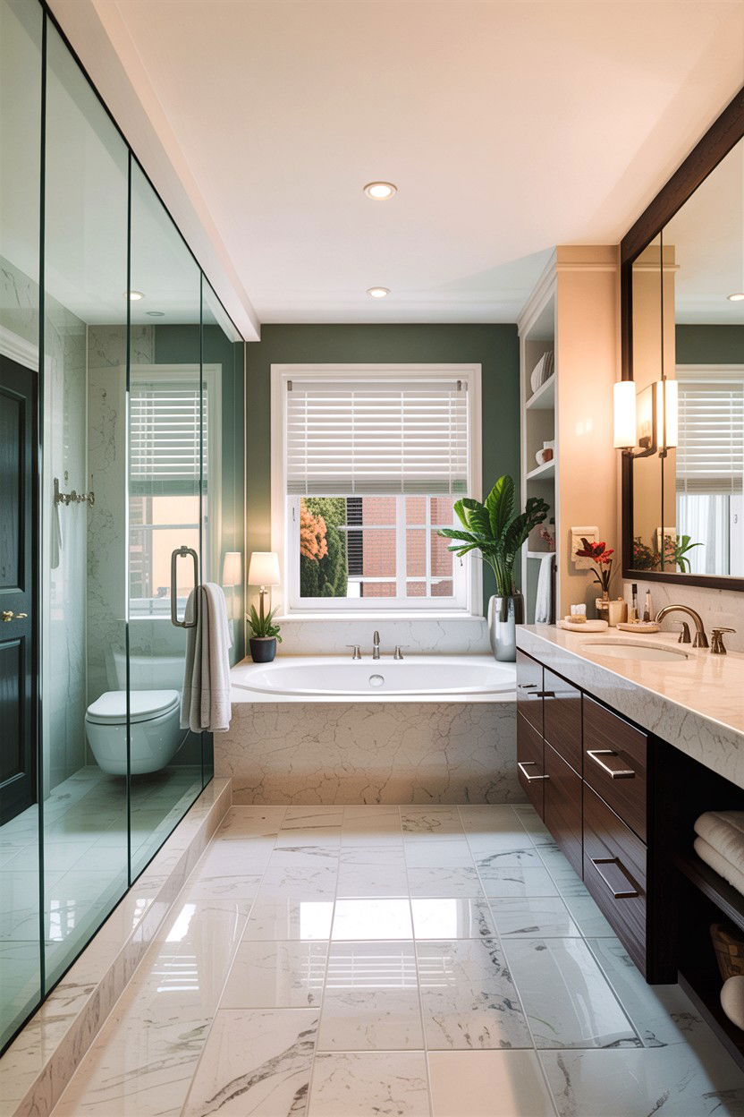 Open Concept Bathroom - 30 jaw-dropping bathroom ideas