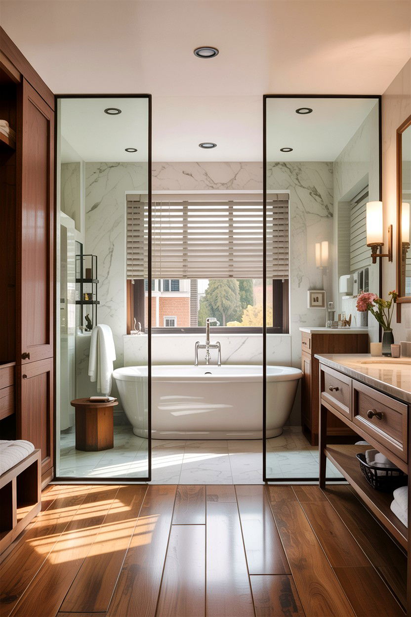 Open Concept Bathroom - 30 designer bathroom ideas