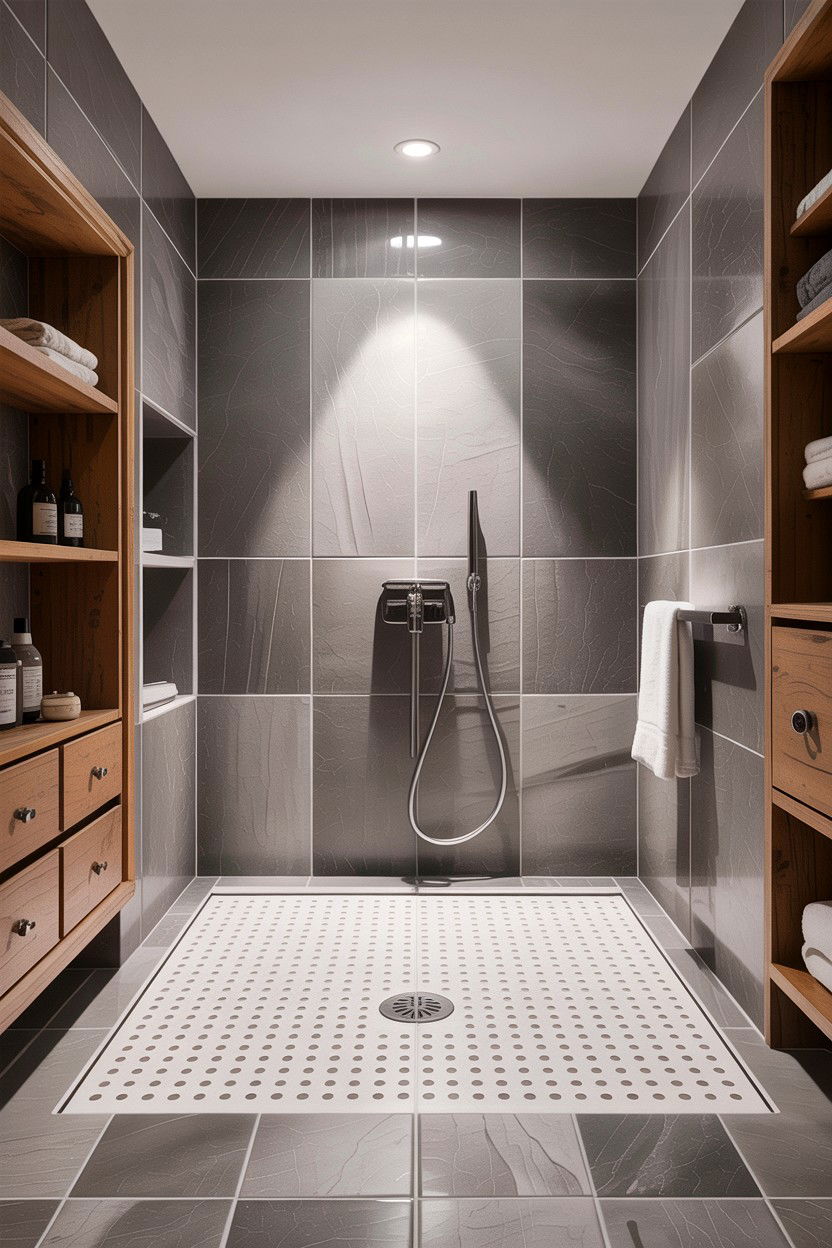 Open Wet Room Floor - 30 heated bathroom floor ideas