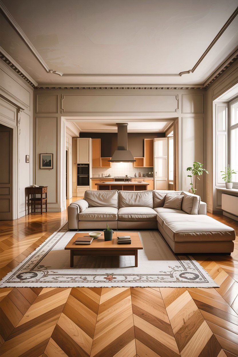 Open concept Italian living room - 30 Italian living room ideas