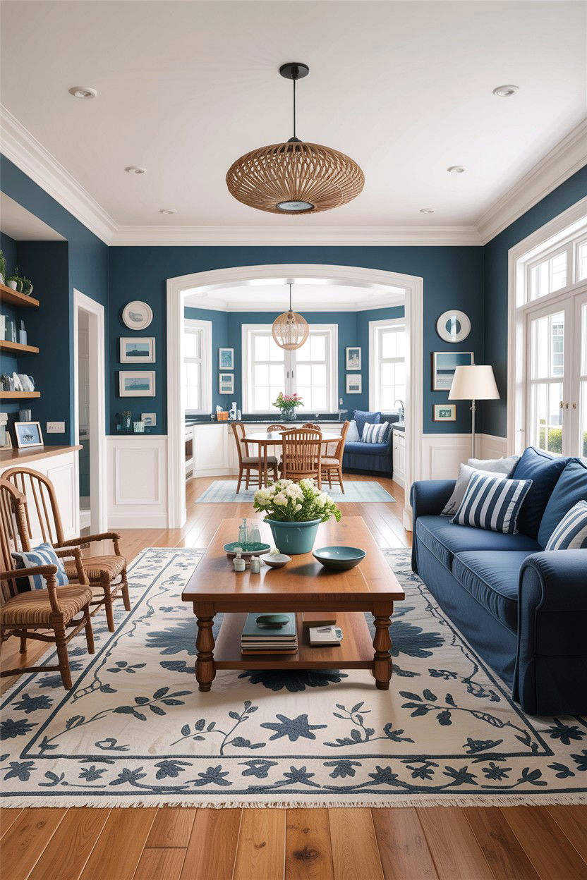 Open floor plan - 30 cape cod living room ideas