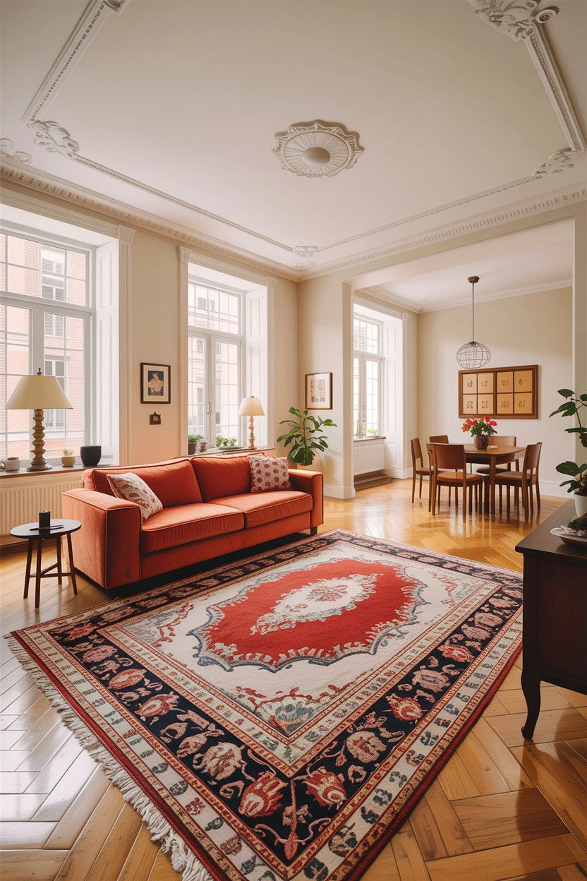 Open plan living room - 30 apartment living room ideas