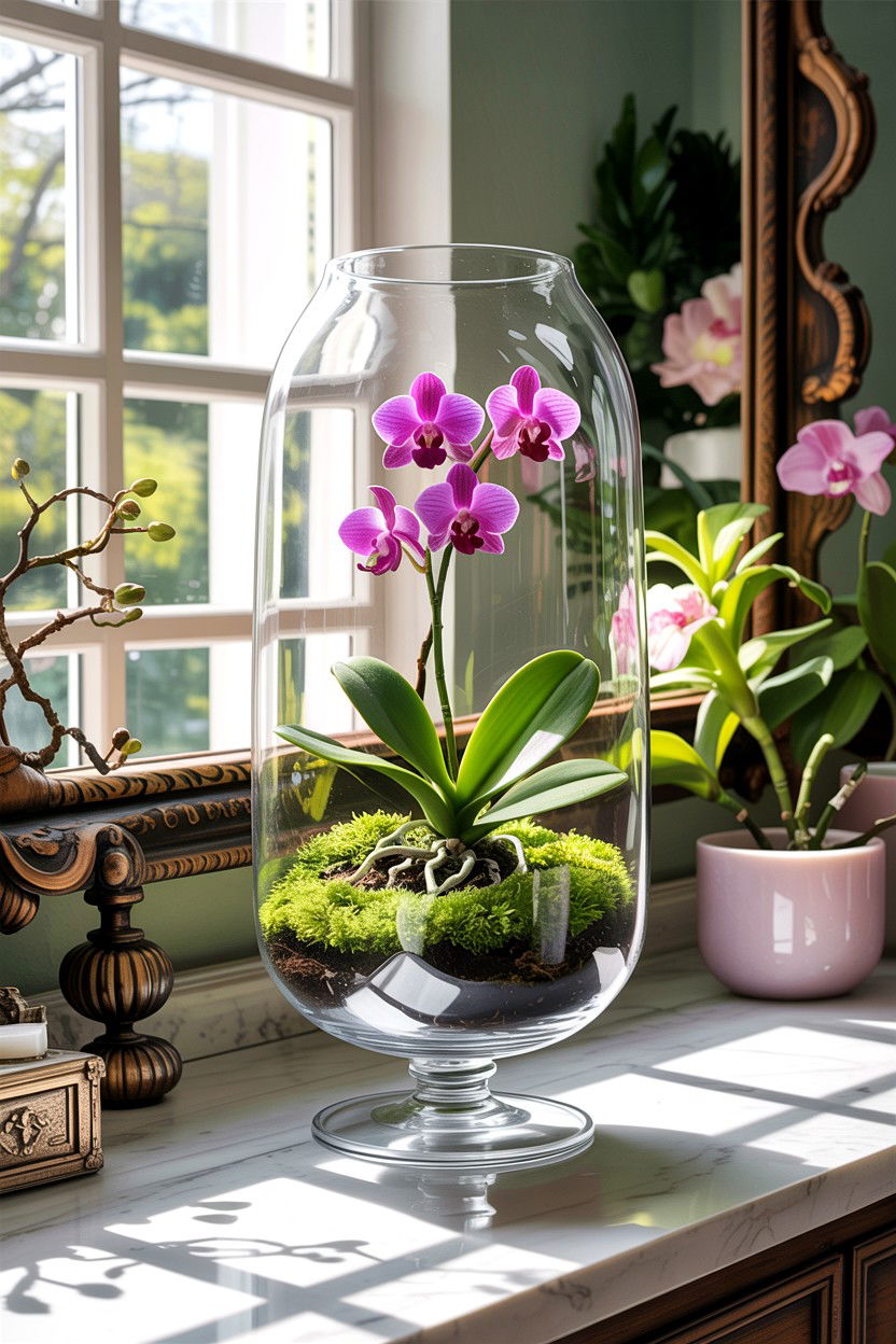 Orchid terrarium - 30 bedroom terrariums