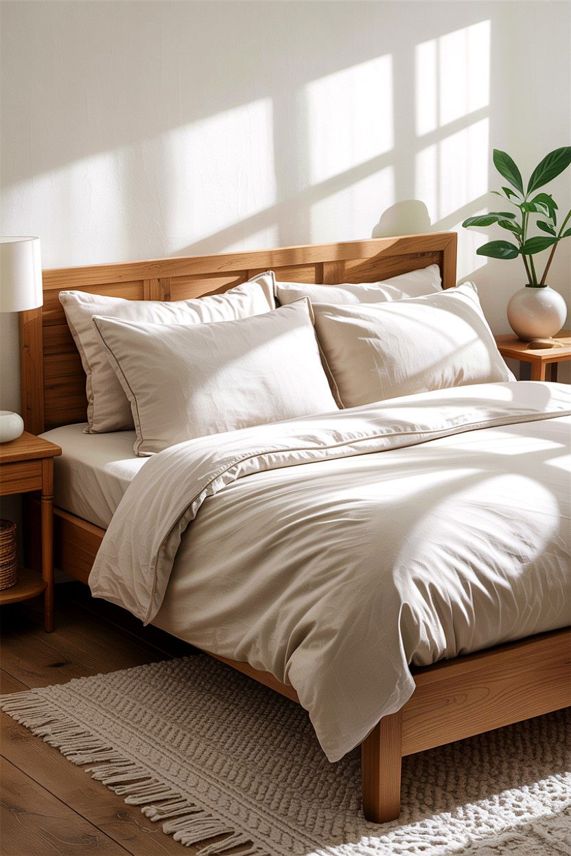 Organic cotton sheets - 30 cotton bedroom ideas