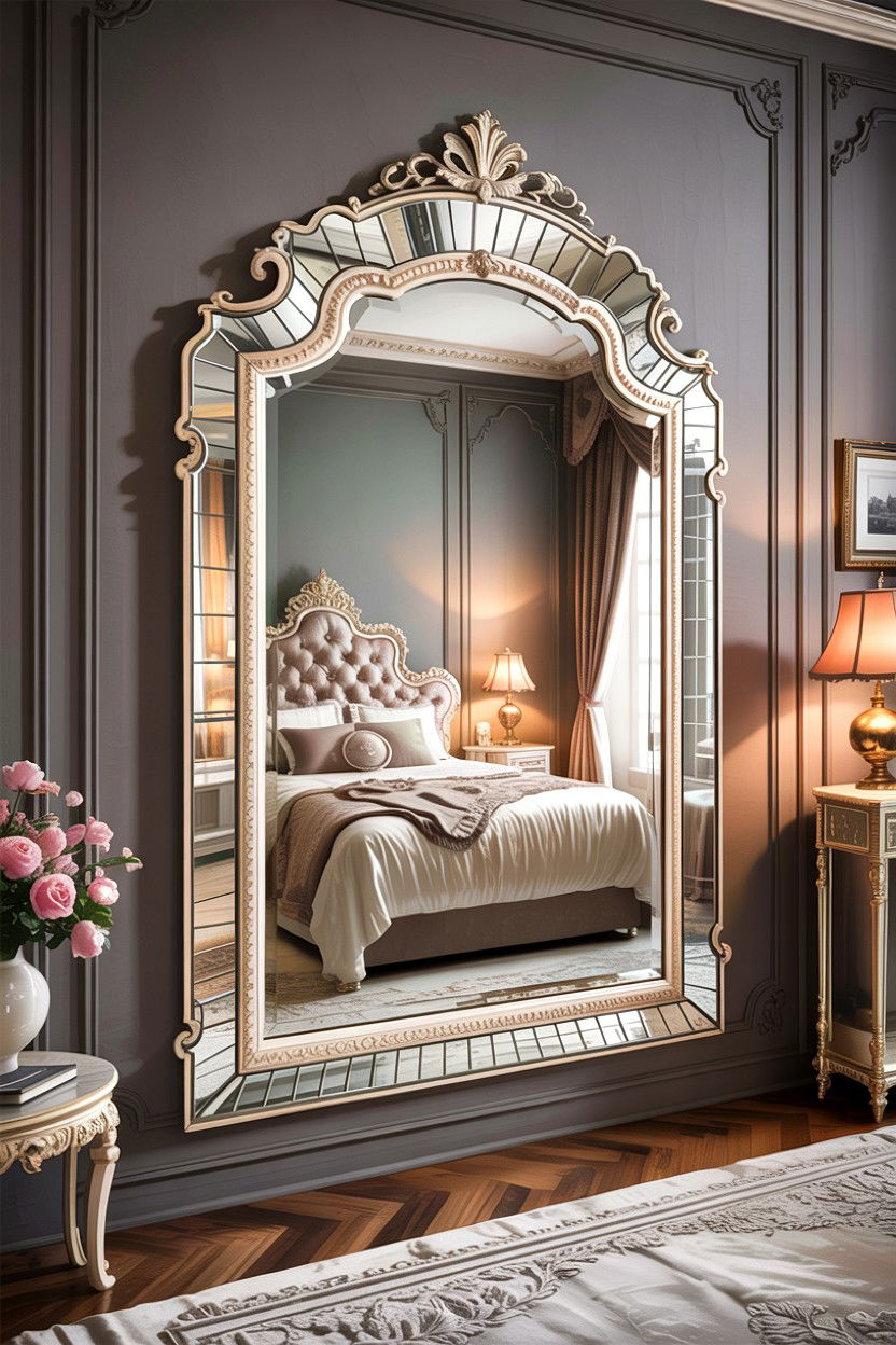Ornate Mirror Bedroom - 30 Turkish bedroom ideas