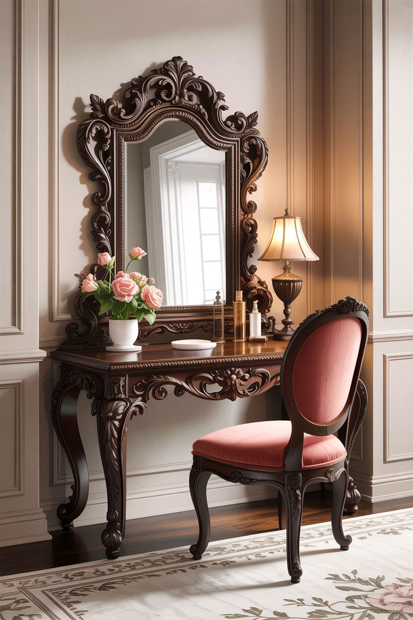 30 Elegant Bedroom Vintage Vanity Ideas to Try Today